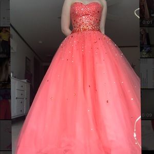 Coral Mori Lee Madeline Gardner Ballgown